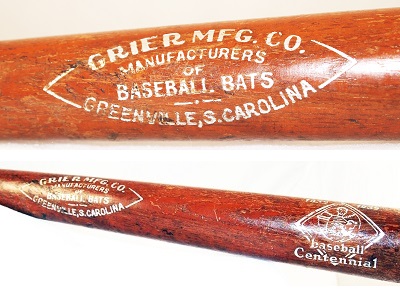 Centennial Mini Bat - Grier Manufacturers